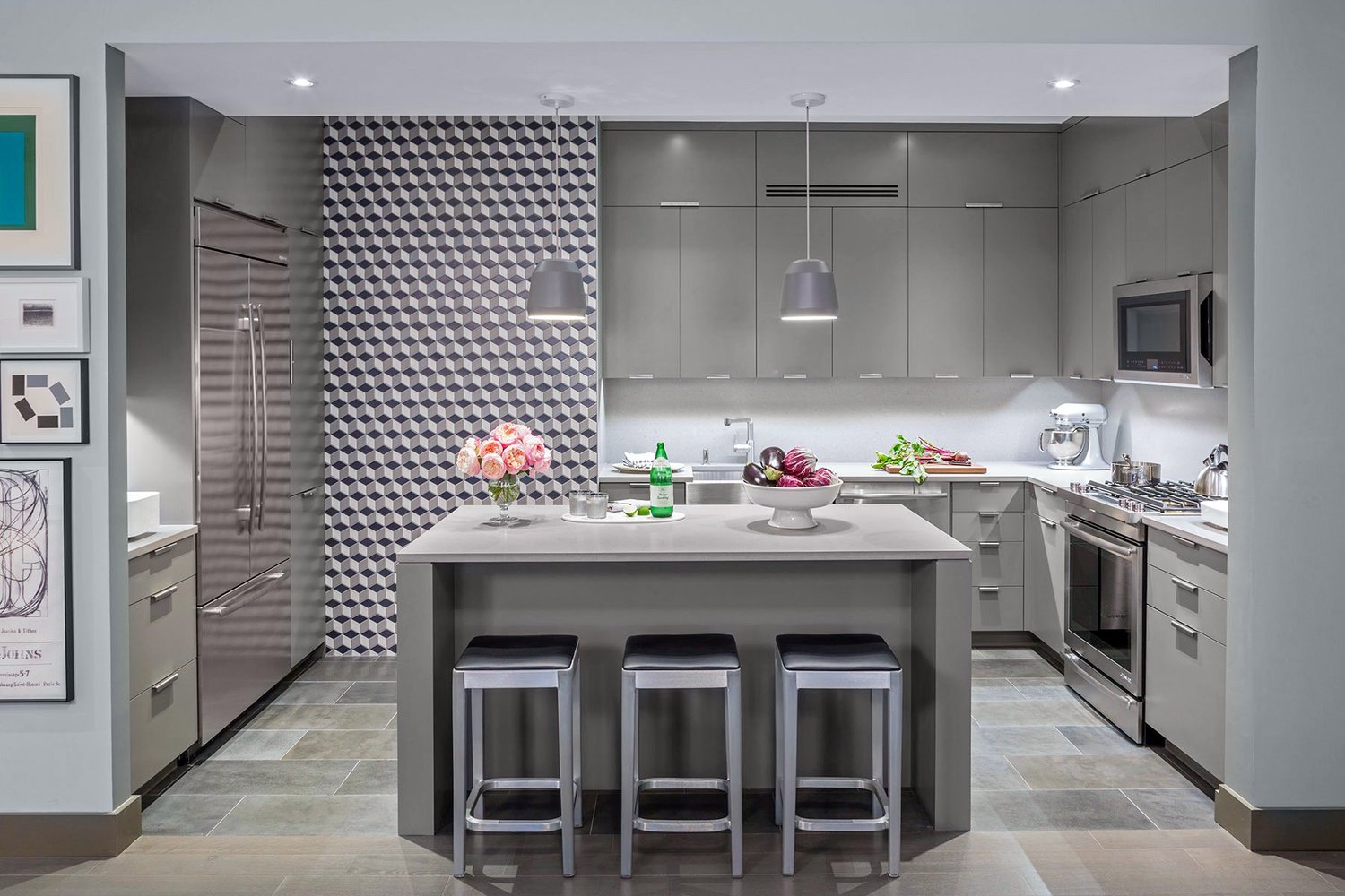 Modern Art Kitchen bespoke millwork commission — european kitchens series