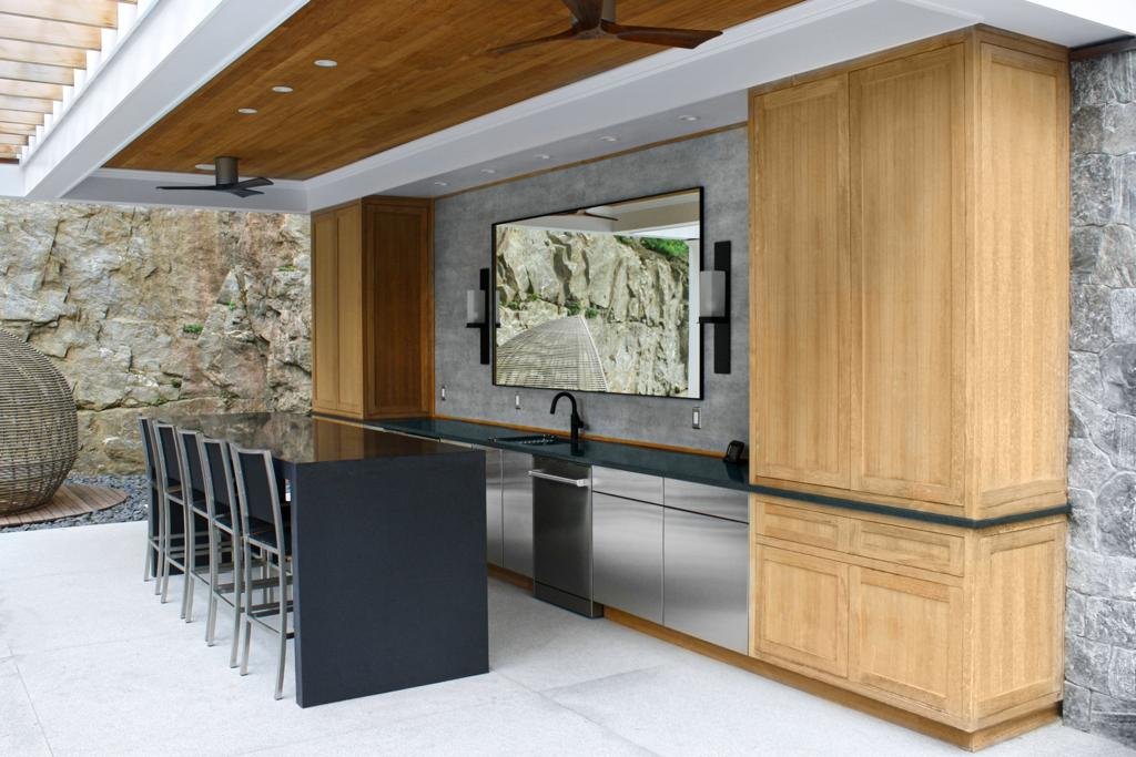 Modern Art Kitchen bespoke millwork commission — modern sculleries series