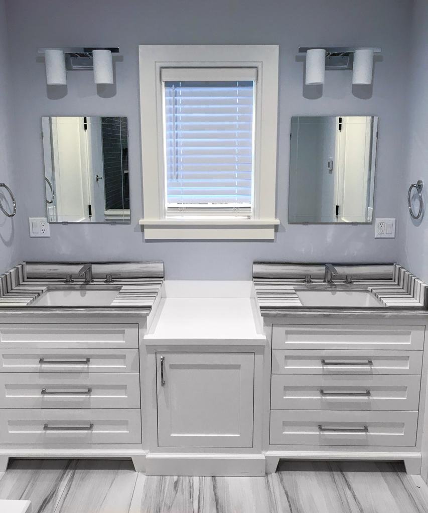Modern Art Kitchen bespoke millwork commission — bath & vanity suites series